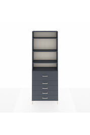 Arges Dolap 4 Raflı 5 Çekmeceli 88x30x243 - S33M106V5A