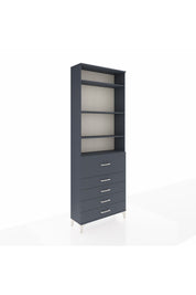 Arges Dolap 4 Raflı 5 Çekmeceli 88x30x243 - S33M106V5A