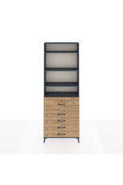 Arges Dolap 4 Raflı 5 Çekmeceli 88x30x243 - S33M106V6A