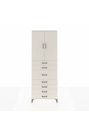 Arges Dolap 3 Raflı 7 Çekmeceli 2 Kapaklı 88x30x243 - S33M107V1A