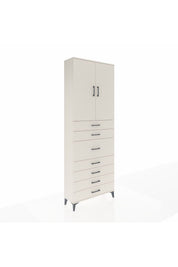 Arges Dolap 3 Raflı 7 Çekmeceli 2 Kapaklı 88x30x243 - S33M107V1A