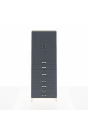Arges Dolap 3 Raflı 7 Çekmeceli 2 Kapaklı 88x30x243 - S33M107V2A