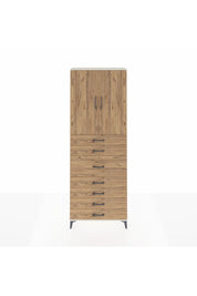 Arges Dolap 3 Raflı 7 Çekmeceli 2 Kapaklı 88x30x243 - S33M107V3A