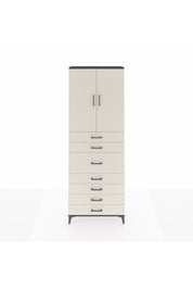 Arges Dolap 3 Raflı 7 Çekmeceli 2 Kapaklı 88x30x243 - S33M107V4A