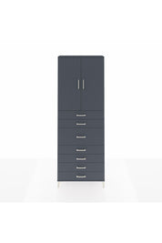 Arges Dolap 3 Raflı 7 Çekmeceli 2 Kapaklı 88x30x243 - S33M107V5A
