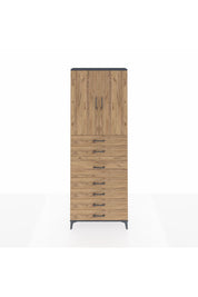 Arges Dolap 3 Raflı 7 Çekmeceli 2 Kapaklı 88x30x243 - S33M107V6A