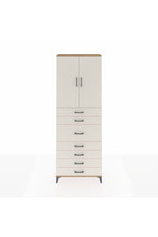 Arges Dolap 3 Raflı 7 Çekmeceli 2 Kapaklı 88x30x243 - S33M107V7A