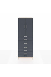 Arges Dolap 3 Raflı 7 Çekmeceli 2 Kapaklı 88x30x243 - S33M107V8A