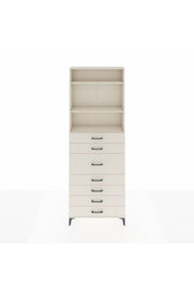 Arges Dolap 3 Raflı 7 Çekmeceli 88x30x243 - S33M108V1A