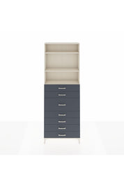 Arges Dolap 3 Raflı 7 Çekmeceli 88x30x243 - S33M108V2A