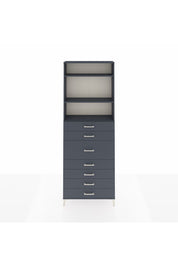Arges Dolap 3 Raflı 7 Çekmeceli 88x30x243 - S33M108V5A