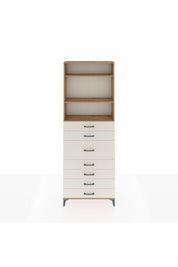 Arges Dolap 3 Raflı 7 Çekmeceli 88x30x243 - S33M108V7A