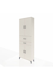 Arges Dolap 4 Raflı 2 Çekmeceli 4 Kapaklı 88x30x243 - S33M109V1A