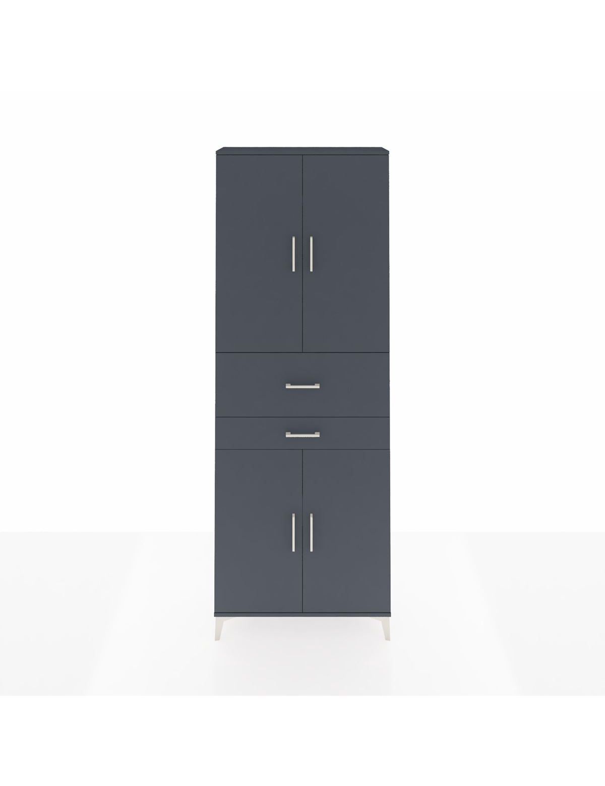 Arges Dolap 4 Raflı 2 Çekmeceli 4 Kapaklı 88x30x243 - S33M109V5A