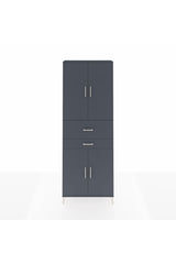 Arges Dolap 4 Raflı 2 Çekmeceli 4 Kapaklı 88x30x243