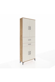 Arges Dolap 4 Raflı 2 Çekmeceli 4 Kapaklı 88x30x243 - S33M109V7A