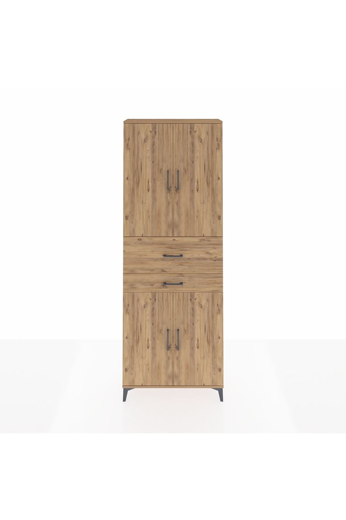 Arges Dolap 4 Raflı 2 Çekmeceli 4 Kapaklı 88x30x243 - S33M109V9A
