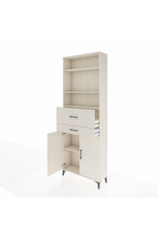 Arges Dolap 4 Raflı 2 Çekmeceli 2 Kapaklı 88x30x243 - S33M110V1A