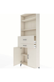 Arges Dolap 4 Raflı 2 Çekmeceli 2 Kapaklı 88x30x243 - S33M110V1A