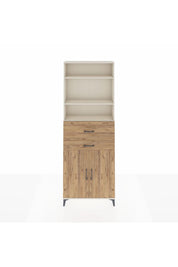 Arges Dolap 4 Raflı 2 Çekmeceli 2 Kapaklı 88x30x243 - S33M110V3A
