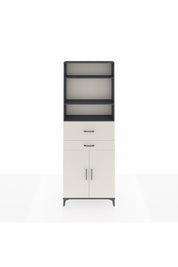 Arges Dolap 4 Raflı 2 Çekmeceli 2 Kapaklı 88x30x243 - S33M110V4A