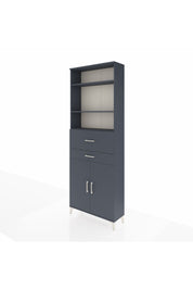 Arges Dolap 4 Raflı 2 Çekmeceli 2 Kapaklı 88x30x243 - S33M110V5A