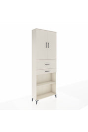 Arges Dolap 4 Raflı 2 Çekmeceli 2 Kapaklı 88x30x243 - S33M111V1A