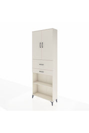 Arges Dolap 4 Raflı 2 Çekmeceli 2 Kapaklı 88x30x243 - S33M111V1A