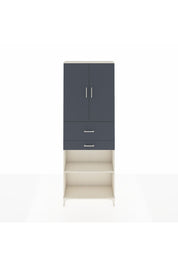 Arges Dolap 4 Raflı 2 Çekmeceli 2 Kapaklı 88x30x243 - S33M111V2A