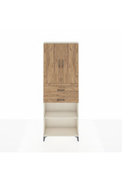 Arges Dolap 4 Raflı 2 Çekmeceli 2 Kapaklı 88x30x243 - S33M111V3A