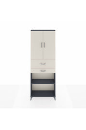 Arges Dolap 4 Raflı 2 Çekmeceli 2 Kapaklı 88x30x243 - S33M111V4A