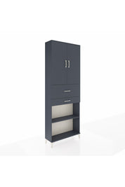 Arges Dolap 4 Raflı 2 Çekmeceli 2 Kapaklı 88x30x243 - S33M111V5A