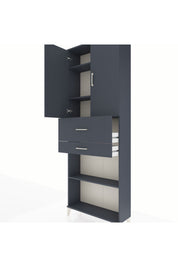 Arges Dolap 4 Raflı 2 Çekmeceli 2 Kapaklı 88x30x243 - S33M111V5A