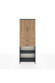 Arges Dolap 4 Raflı 2 Çekmeceli 2 Kapaklı 88x30x243 - S33M111V6A