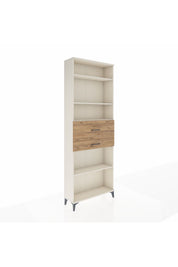 Arges Dolap 4 Raflı 2 Çekmeceli 88x30x243 - S33M112V3A