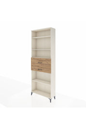 Arges Dolap 4 Raflı 2 Çekmeceli 88x30x243 - S33M112V3A