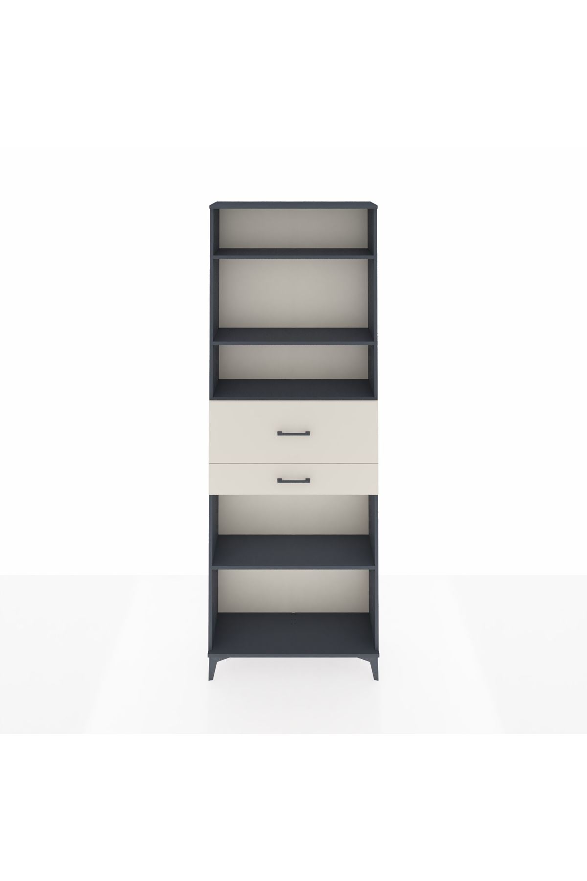 Arges Dolap 4 Raflı 2 Çekmeceli 88x30x243 - S33M112V4A