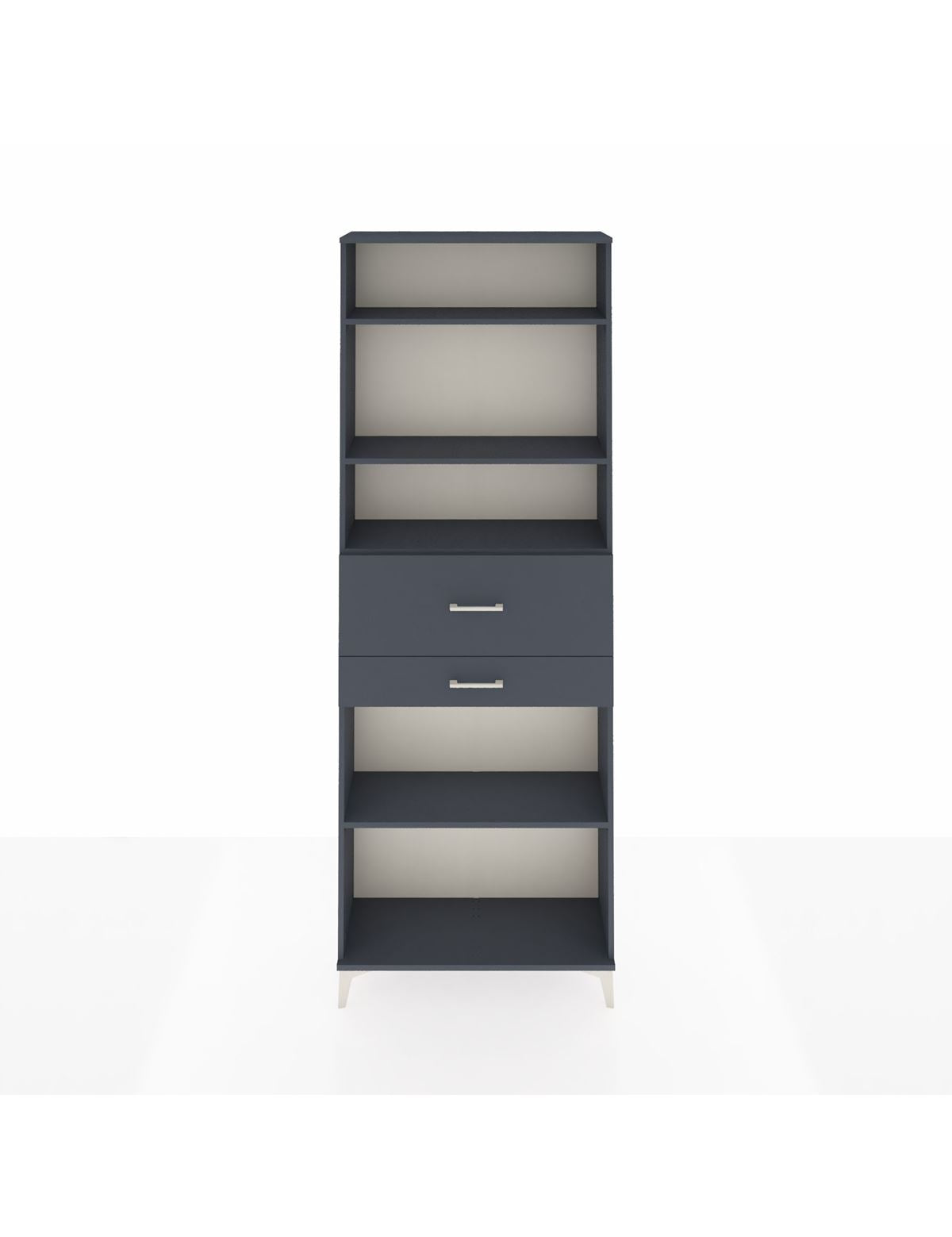 Arges Dolap 4 Raflı 2 Çekmeceli 88x30x243 - S33M112V5A