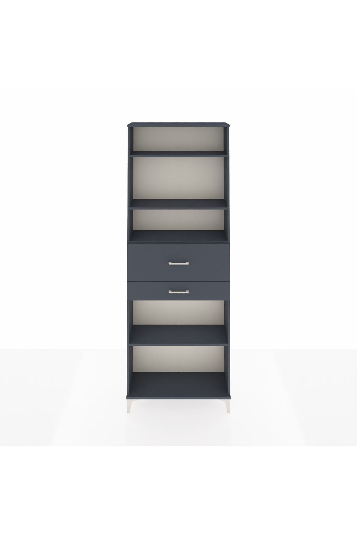 Arges Dolap 4 Raflı 2 Çekmeceli 88x30x243 - S33M112V5A