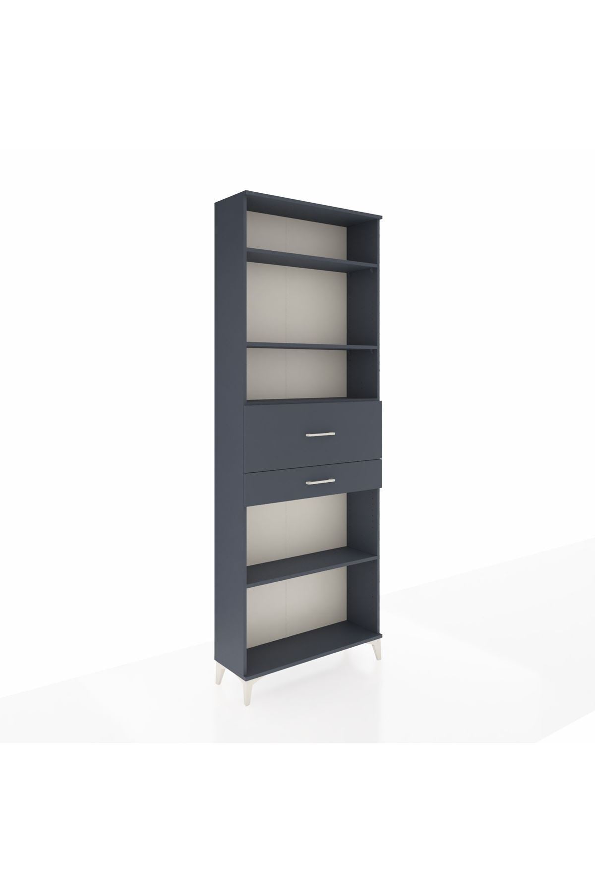 Arges Dolap 4 Raflı 2 Çekmeceli 88x30x243 - S33M112V5A