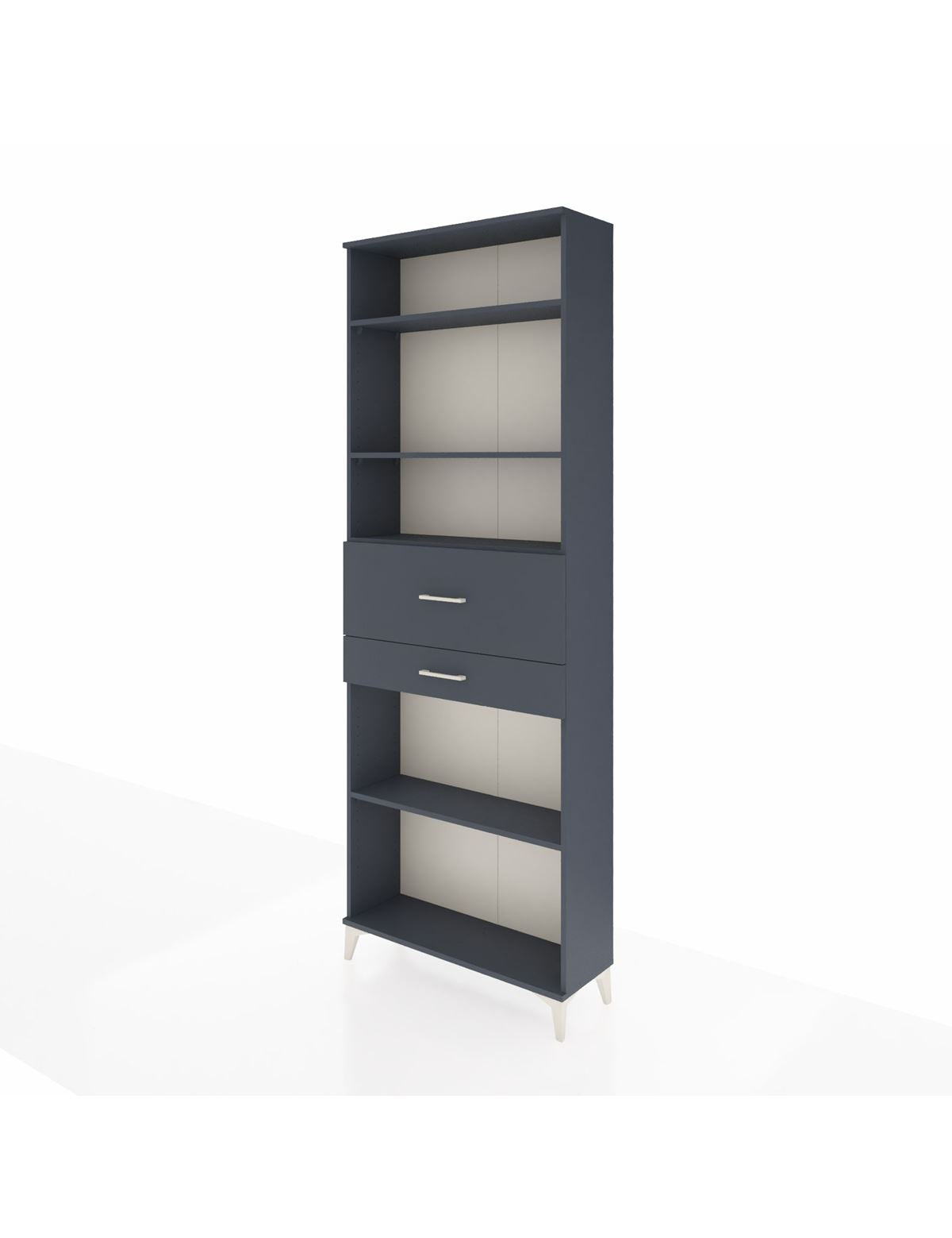 Arges Dolap 4 Raflı 2 Çekmeceli 88x30x243 - S33M112V5A