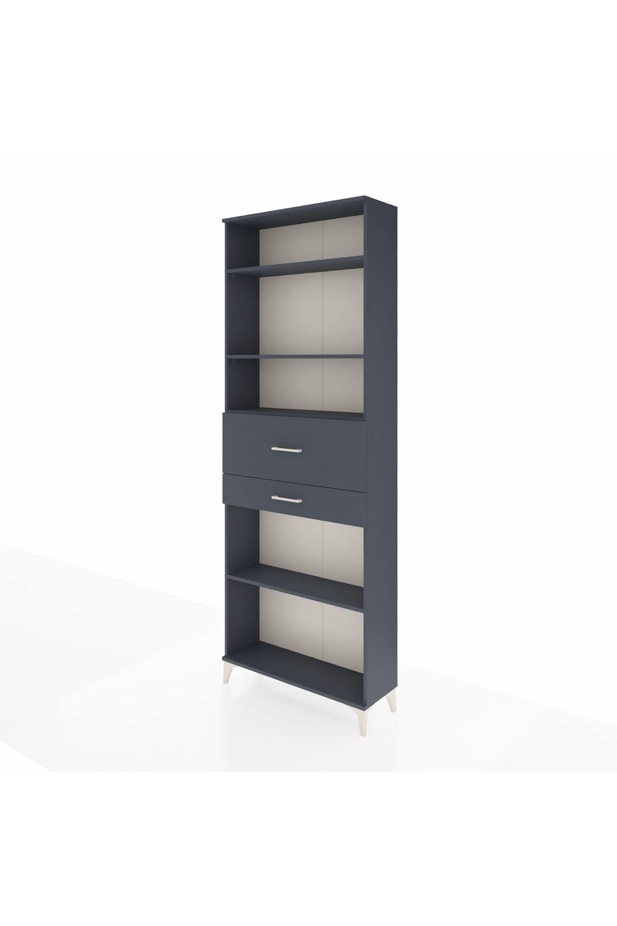 Arges Dolap 4 Raflı 2 Çekmeceli 88x30x243 - S33M112V5A
