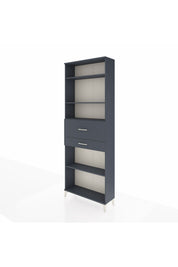 Arges Dolap 4 Raflı 2 Çekmeceli 88x30x243 - S33M112V5A