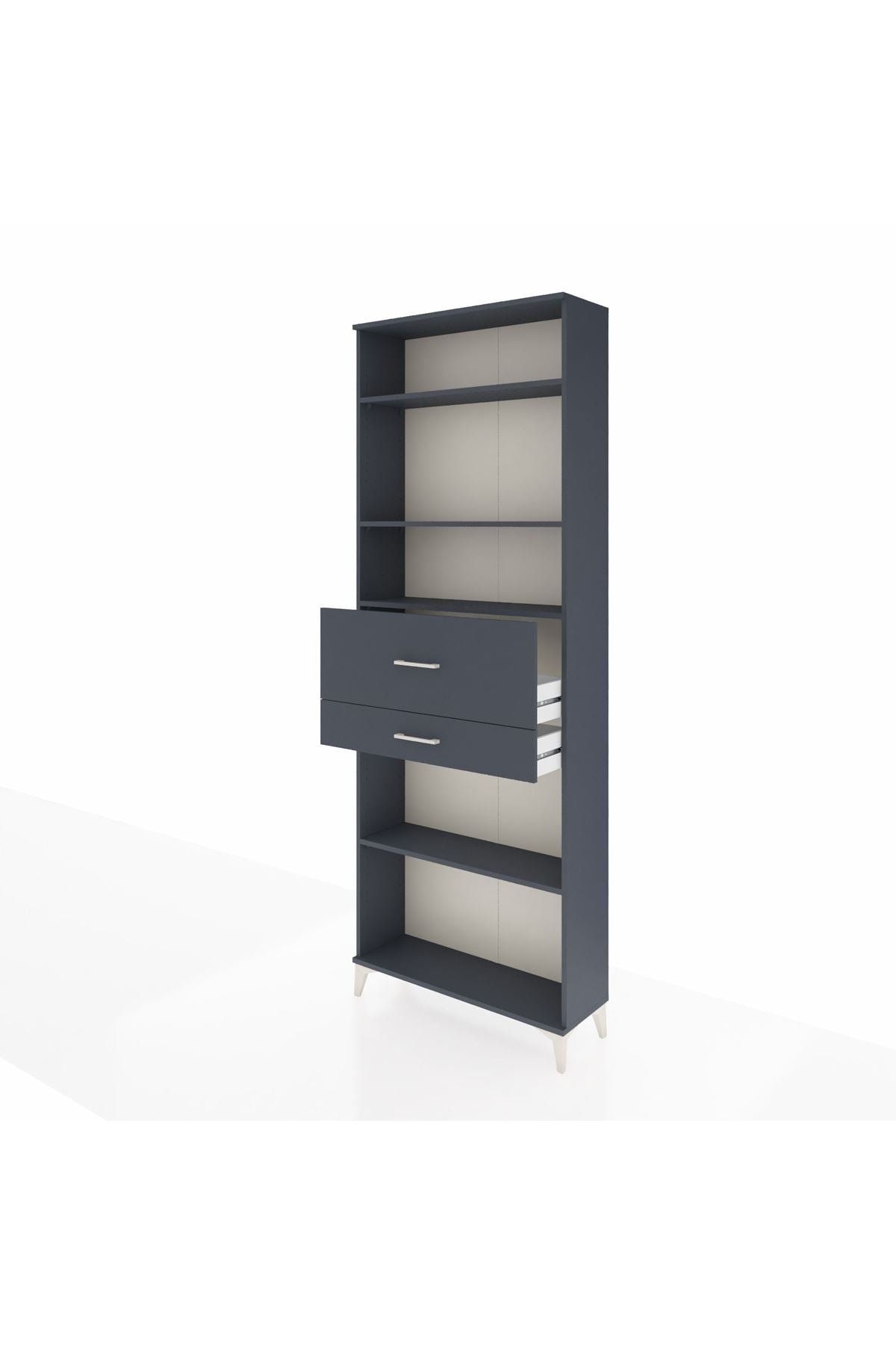 Arges Dolap 4 Raflı 2 Çekmeceli 88x30x243 - S33M112V5A