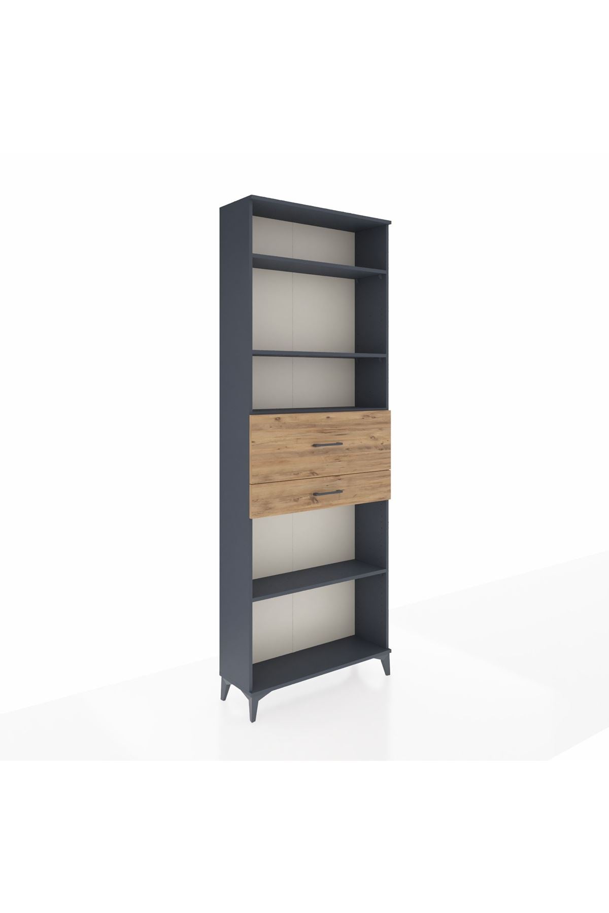 Arges Dolap 4 Raflı 2 Çekmeceli 88x30x243 - S33M112V6A