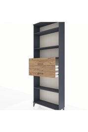 Arges Dolap 4 Raflı 2 Çekmeceli 88x30x243 - S33M112V6A