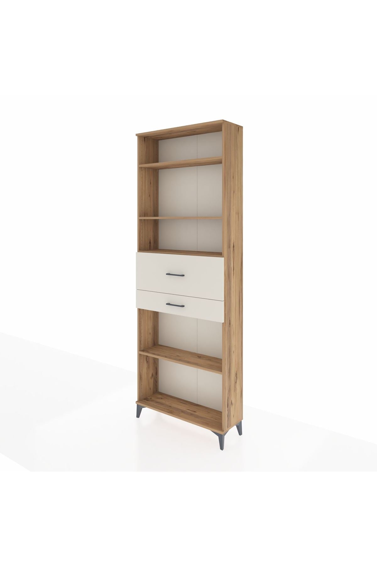 Arges Dolap 4 Raflı 2 Çekmeceli 88x30x243 - S33M112V7A