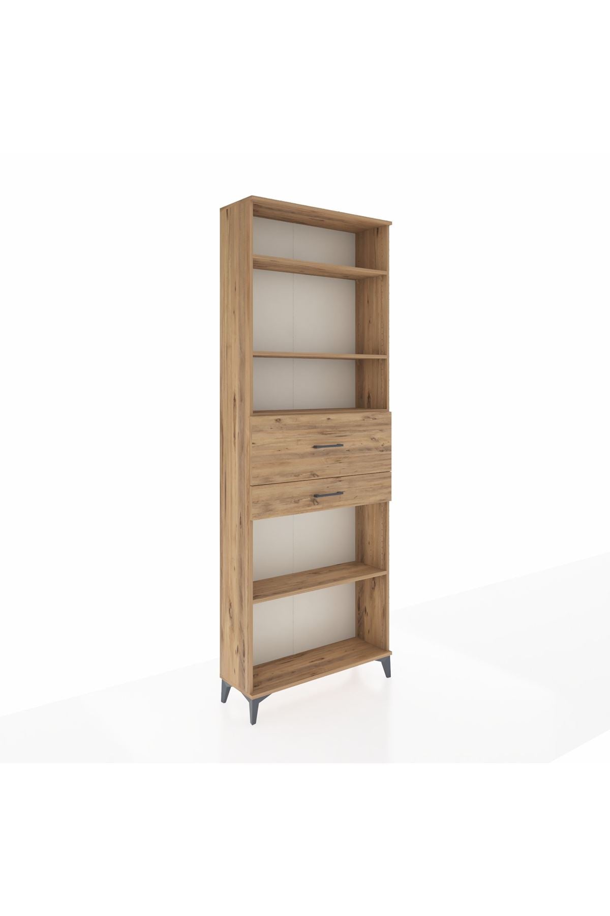 Arges Dolap 4 Raflı 2 Çekmeceli 88x30x243 - S33M112V9A