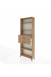 Arges Dolap 4 Raflı 2 Çekmeceli 88x30x243 - S33M112V9A