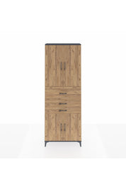 Arges Dolap 4 Raflı 3 Çekmeceli 4 Kapaklı 88x30x243 - S33M113V6A